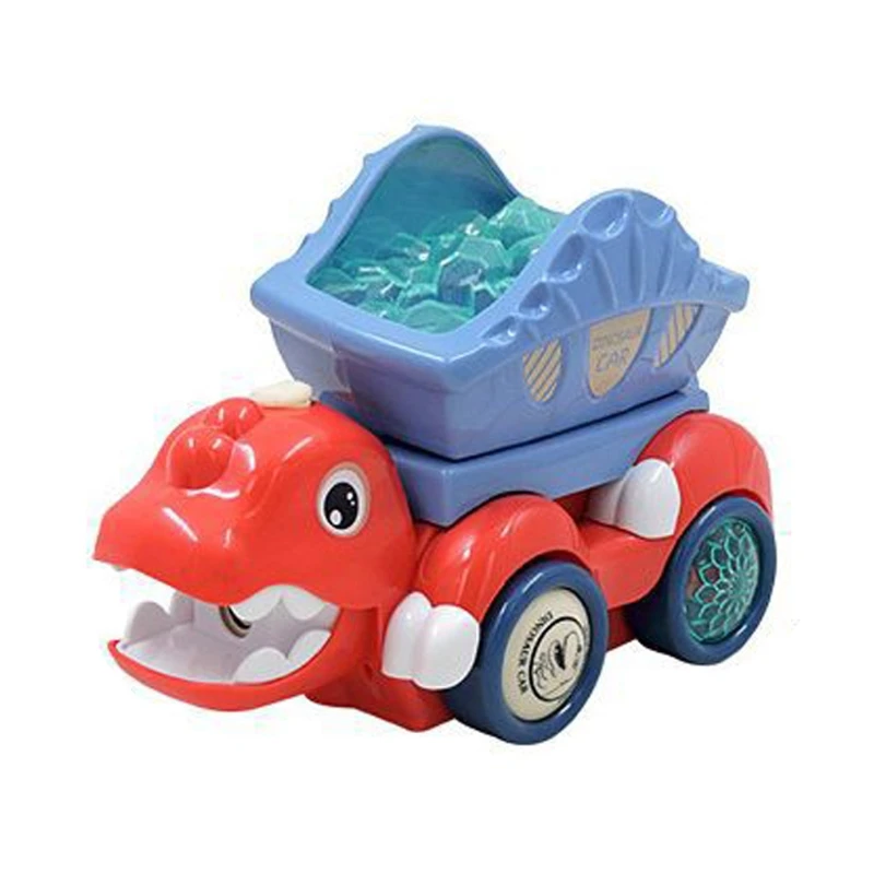 

C5AA Electric Spray Walking Dinosaur Music Lighting Universal Engineering Vehicle Toy