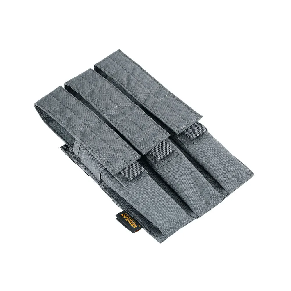 Отлично Элитные бизань Открытый тактический тройной KRISS/MP7 журнал нагрудная сумка Военная Сумка Molle сумка Охотничьи аксессуары сумки