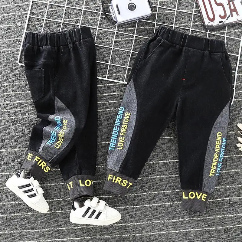 Штаны для маленьких мальчиков длинные брюки детей от 2 до 7 лет весенне осенние