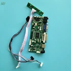 Комплект для телефона, панель контроллера экрана, плата DVI Audio LCD светодиодный DIY 2019 Driver LVDS 40pin 1920X1080 VGA HDMI 17,3