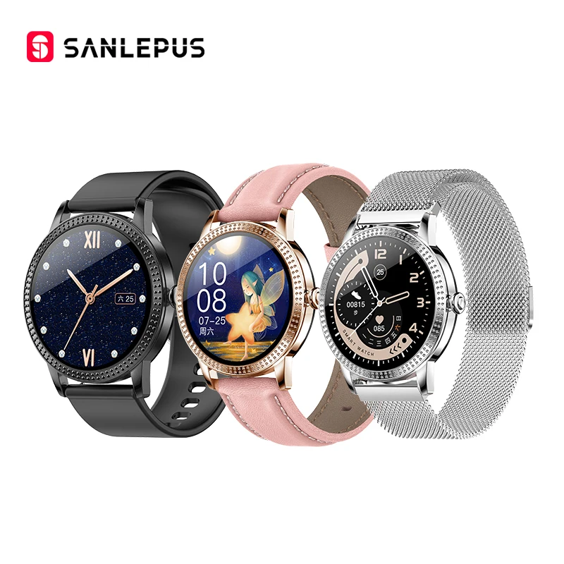 Новинка 2022 модные умные часы SANLEPUS для пар мужские и женские спортивный