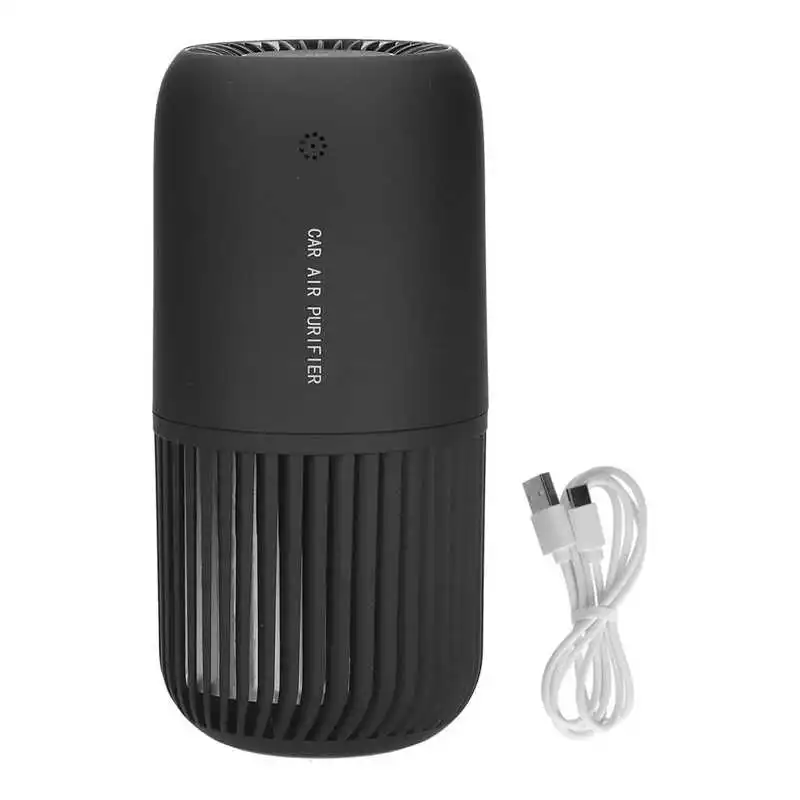 

Air Conditioner ar condicionado Black Air Purifier Portable USB Powered Low Noise Car Air Cleaner for Home Car Living Room