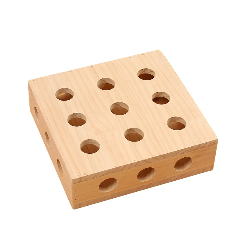 

Cat Educational Toy Cat Climbing Frame Solid Wood Cat Tree Cat Jumping Platform Wooden Cat Litter