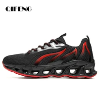 summer mens soft casual shoes breathable air mesh footwear spring white sports running boy canvas shoes lace up black sneakers