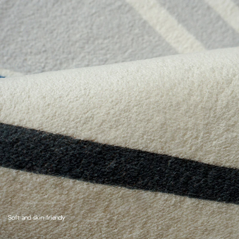 Коврик в японском и корейском стиле с геометрическим узором воздушный поцелуй