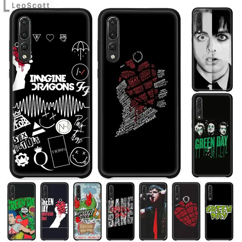 

green day Phone Case For Huawei honor 10 i lite 8x P 20 30 40 lite pro smart 2019 nova 5t mate 20 pro coque