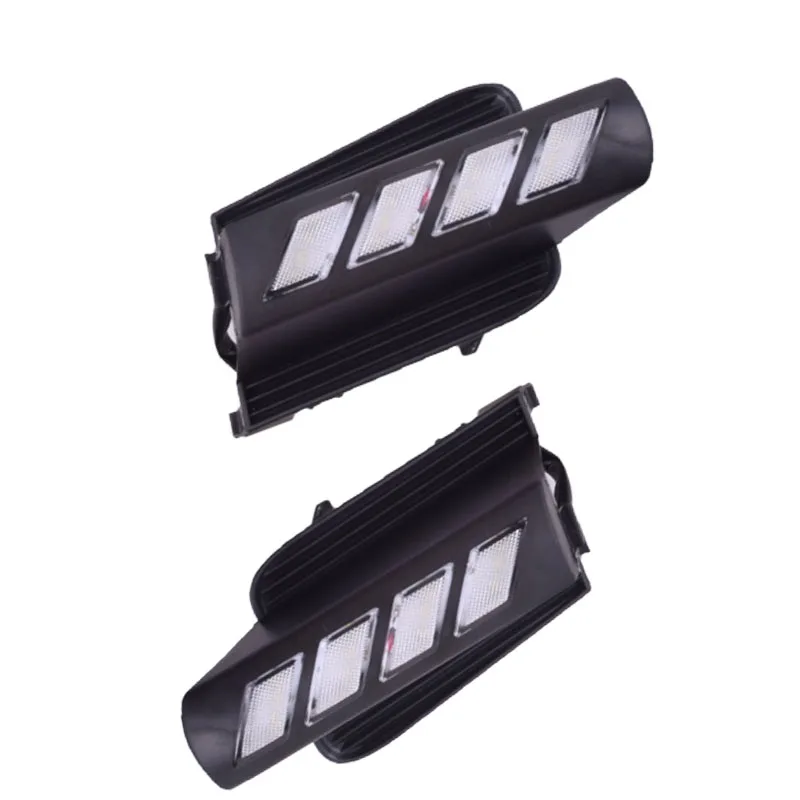 Светодиодные дневные ходовые огни ECAHAYAKU для Toyota Land Cruiser Prado 120 GRJ120 TRJ120 FJ120 LC120 2002 ~ 2010