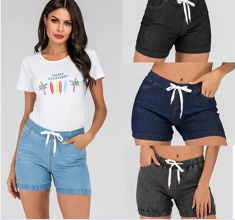 Женские свободные эластичные джинсы на шнуровке с перекрестной каймой wish express eBay