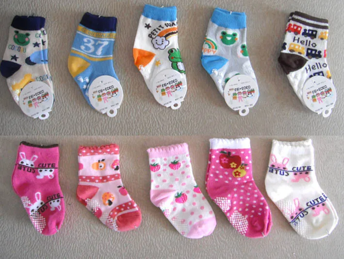 

9pairs/lot Cute Children's Socks FOOT COVER baby socks New Born sock Infant foot covers