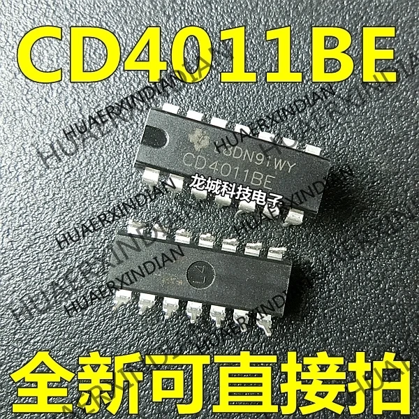 

10 шт./лот CD4011 CD4011BE CD4011BCN DIP14 в наличии