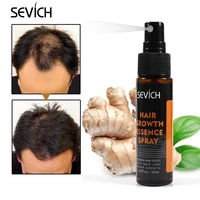 hair growth essence spray anti hair loss germinal hair growth serum nourish roots easy to carry hair care men women sevich 30ml