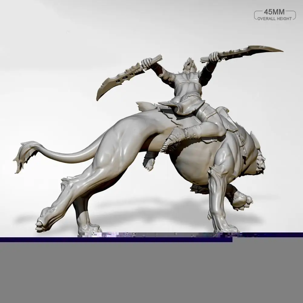 

45MM Resin model kits figure DIY toy self-assembled 2550 P1H9