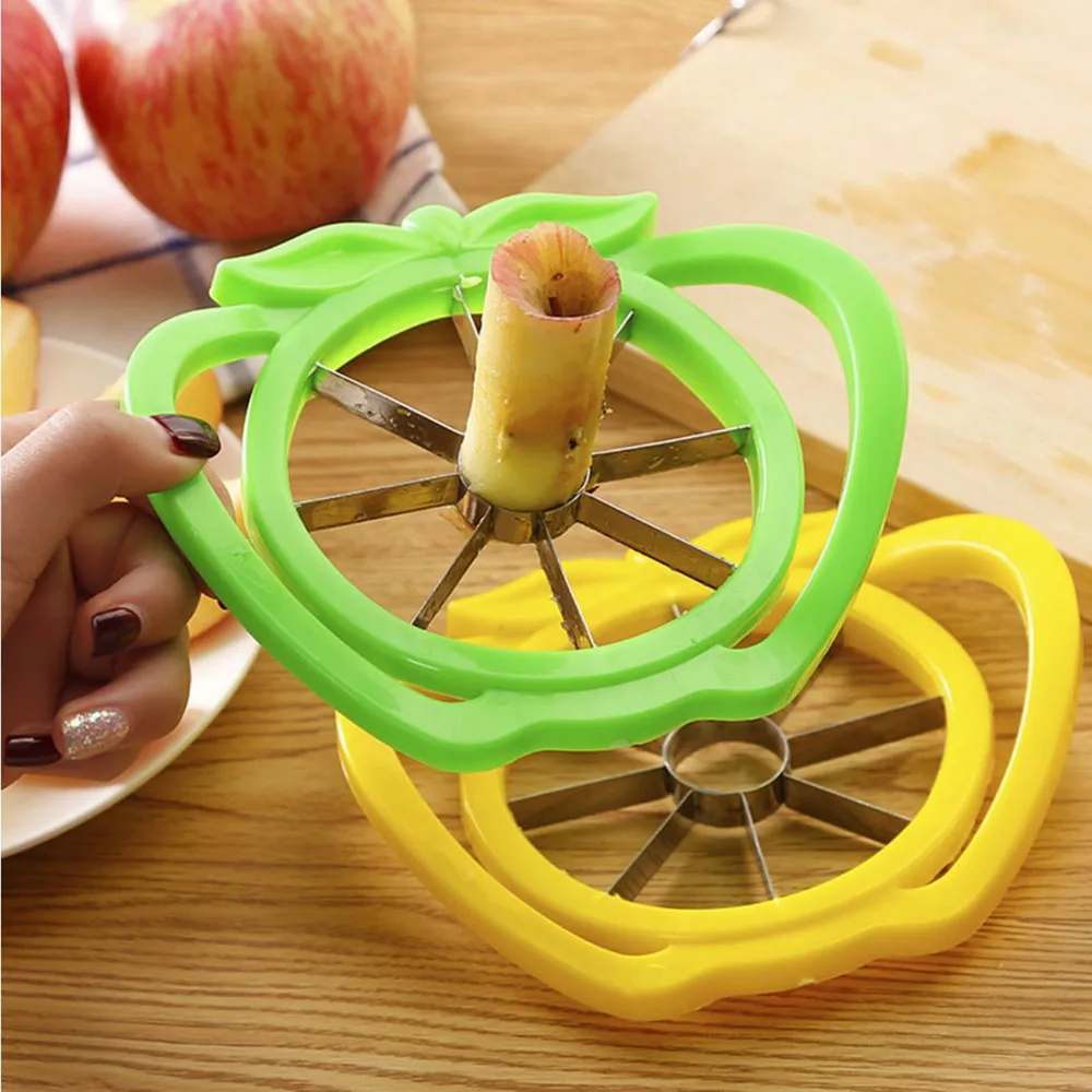 Кухонный нож для яблок из нержавеющей стали механический резки ломтиками овощей