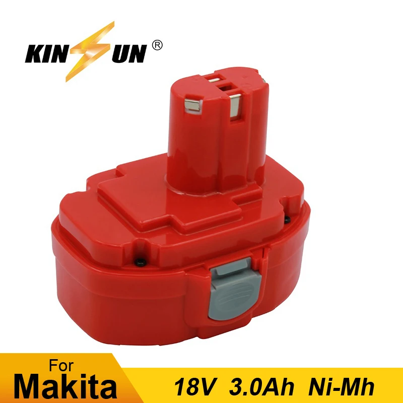 Аккумуляторная батарея KINSUN 18V 3.0Ah Ni-MH беспроводная дрель Makita отвертка PA18 1822 1823 1834