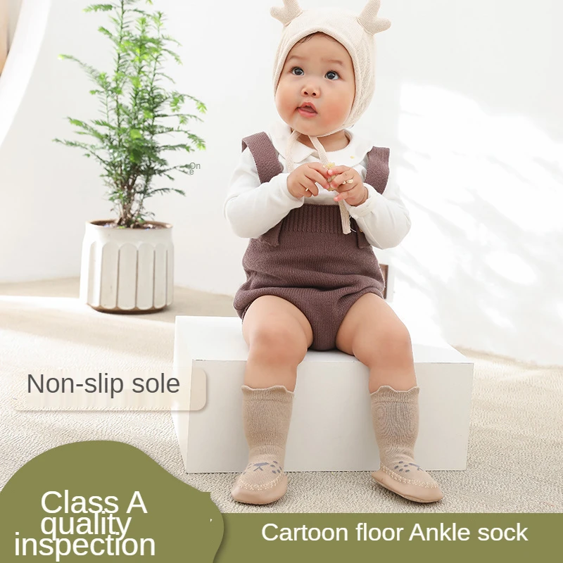 21 oto&ntilde;o calcetines de beb&eacute; de invierno NI&Ntilde;OS Calcetines de algod&oacute;n peinado beb&eacute; antideslizante calcetines reci&eacute;n nacidos calcetines de algod&oacute;n con dibujos-1