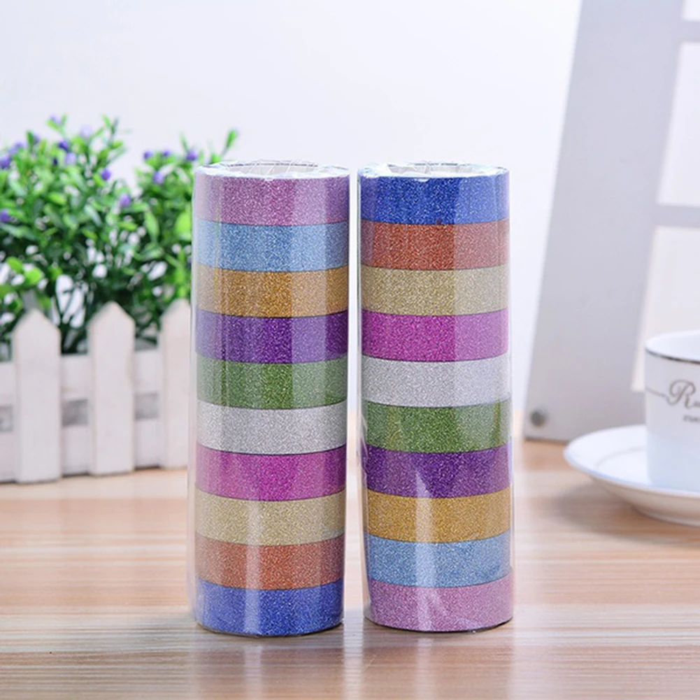 10 шт. бумажная клейкая лента Washi Стикеры для рукоделия стикеры 1 5 см x 3