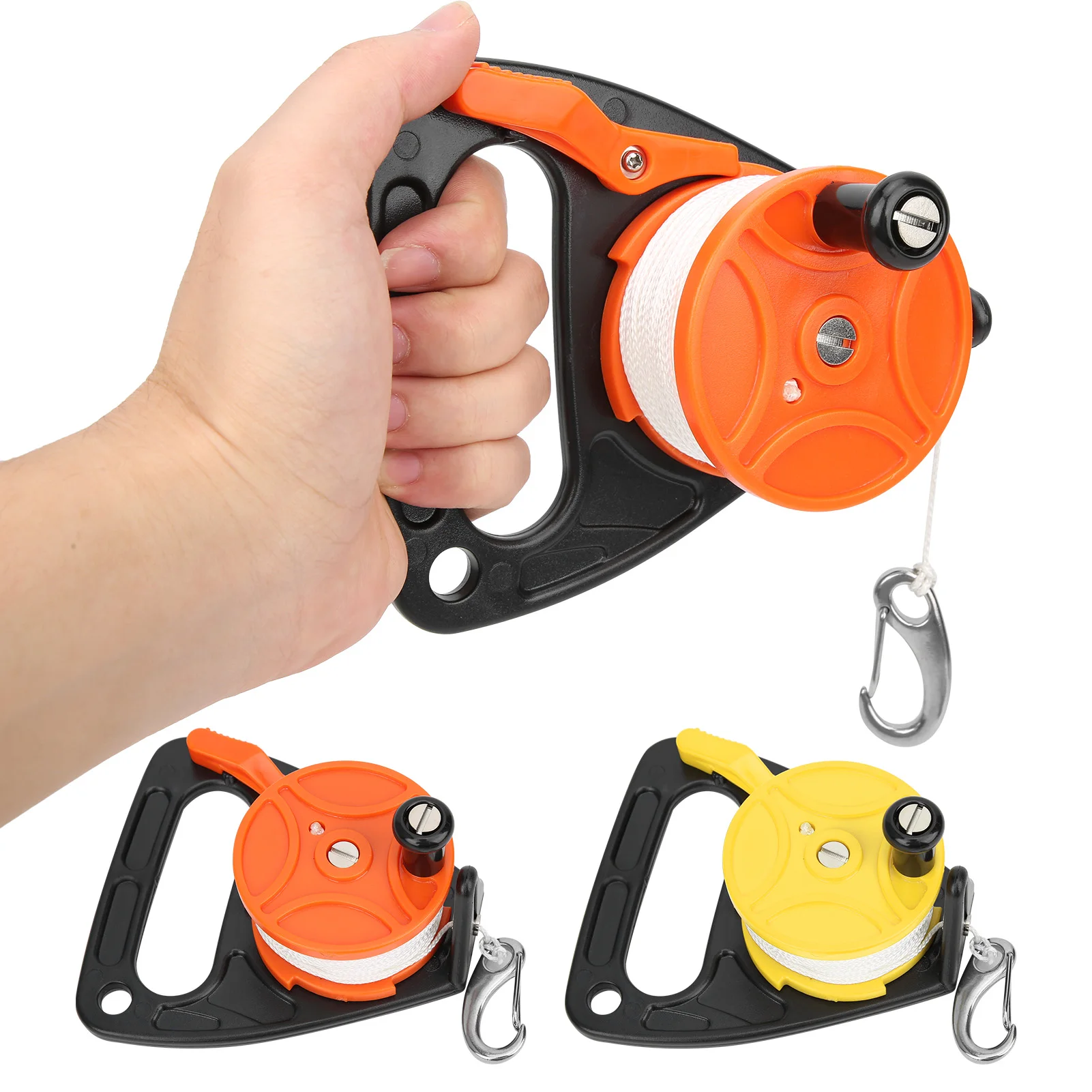 Леска для дайвинга 150 футов оборудование с ручкой карточное положение