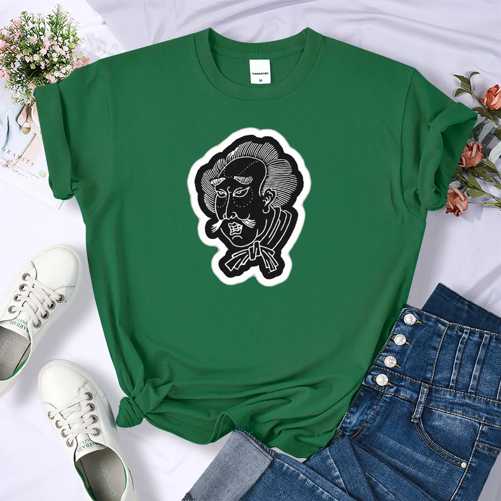 

Женская футболка оверсайз с принтом Apanese, универсальная свободная футболка с графическим принтом, в стиле аниме