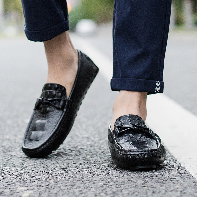 Мужские повседневные топ-сайдеры из натуральной кожи брендовые дизайнерские