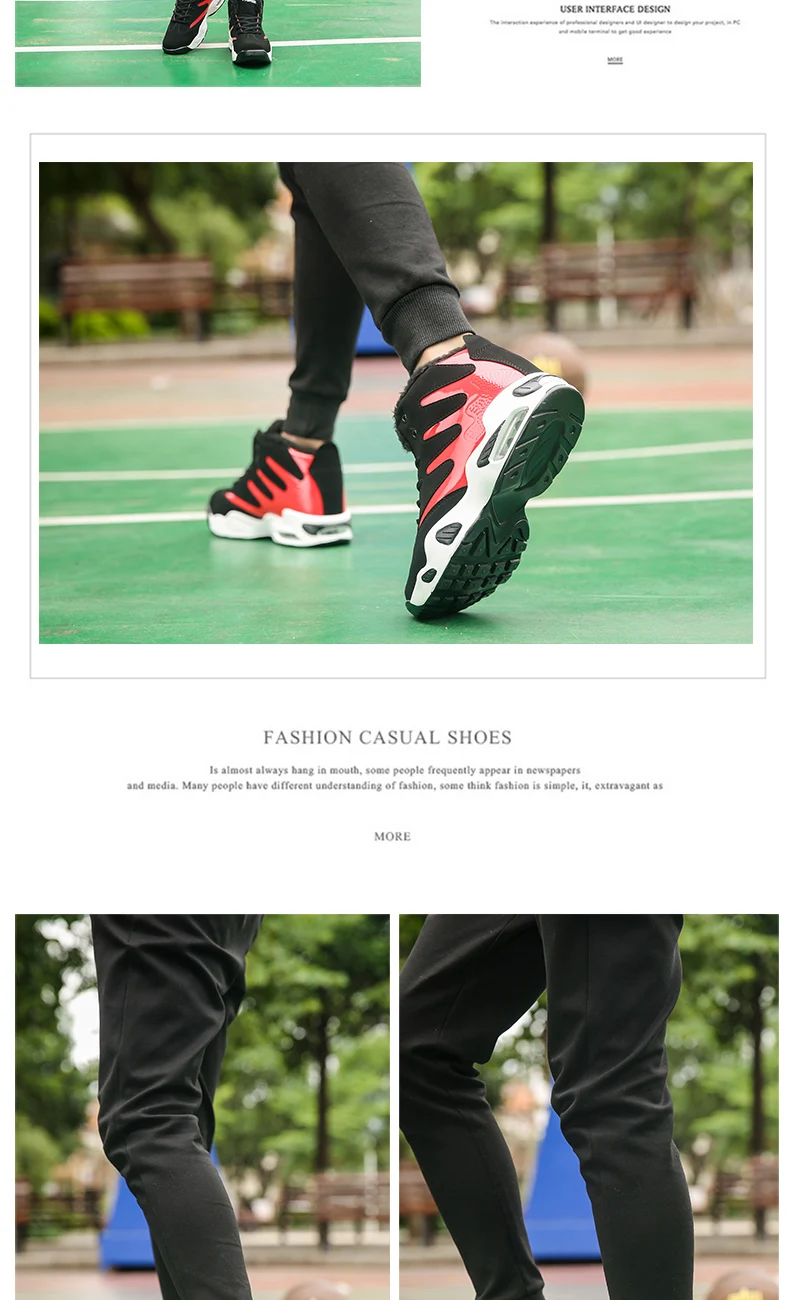 Shoes Men Sneakers Plush Warm Snow Boots Men Boots Fashion Hip Hop Shoes Men Sneakers Casual Shoes tenis masculino adulto AODLEE