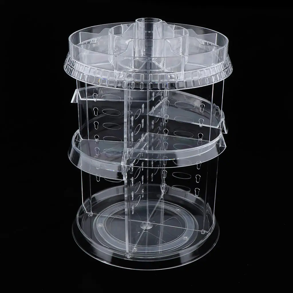 Пластиковый органайзер для косметики вращающийся на 360 градусов