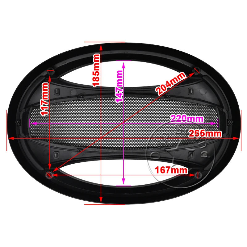 Накладка для спикера 6 Х9 дюймов защитная сетка домашнего и автомобильного