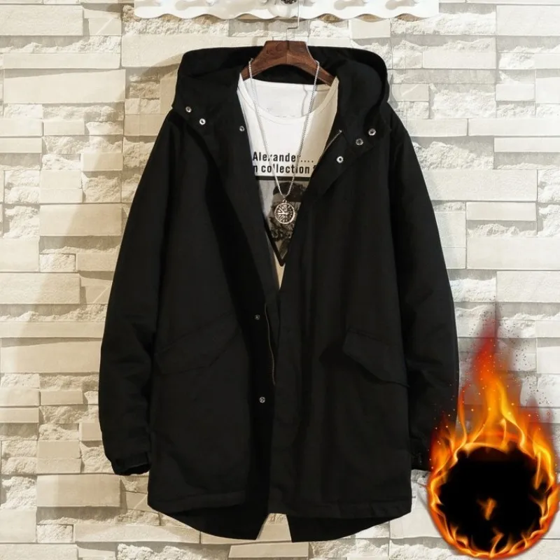 Куртка Мужская Утепленная на молнии хлопковая Повседневная Верхняя одежда