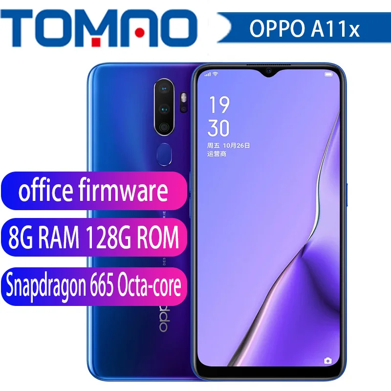 Оригинальный 5000 мА/ч OPPO A11x мобильный телефон 4 аппарат не привязан к оператору