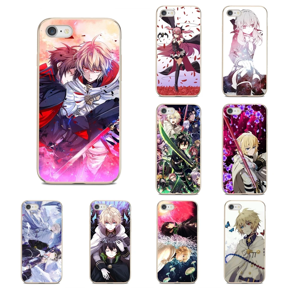 Прозрачные мягкие чехлы для Sony Xperia X XA XA1 ULTRA XA2 XZ1 XZ2 L2 Z1 Z2 Z3 Z5 compact Seraph Of The End