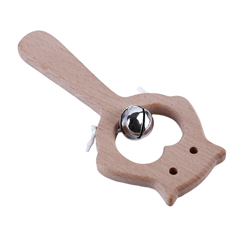 

Baby Teethers Babys Care Toys Wood Bear Hand Teething Wooden Ring Chew Teething Kids Rattles Play Montessori Toy Safer Fun
