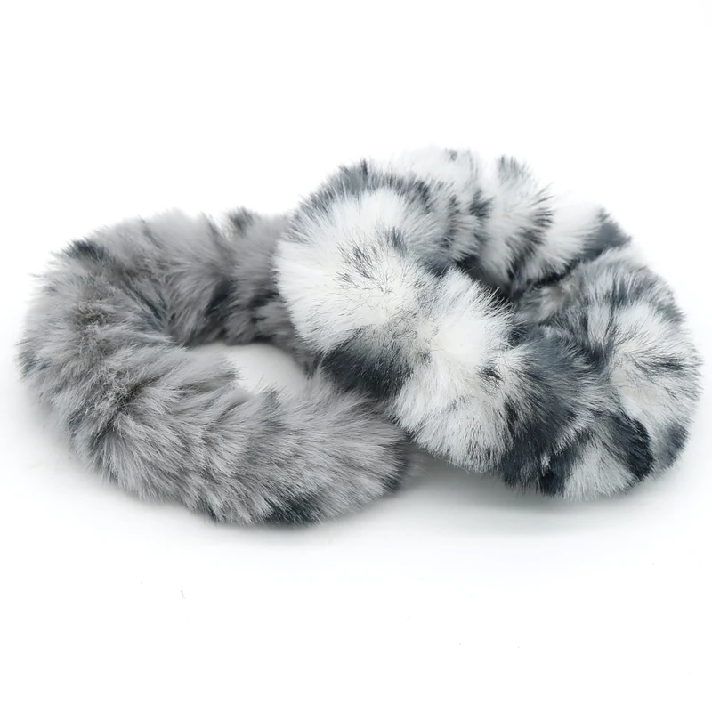 1 шт. Женская эластичная повязка на голову с помпоном из искусственного меха