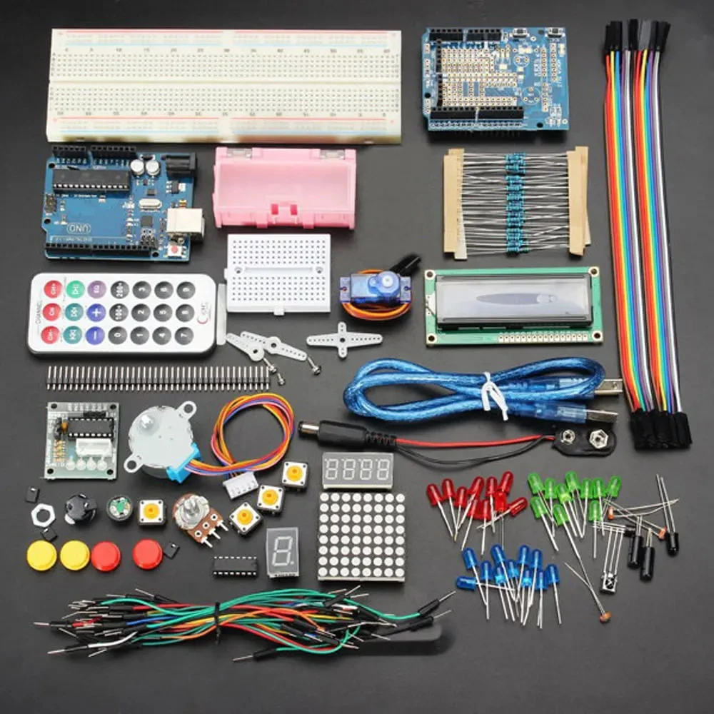 

Upgrade UNO R3 Basic Starter Kit No Battery Version Geekcreit for Arduino - products work with official Arduino boards