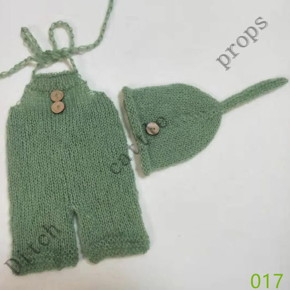 Комплект для новорожденных комплект из шерсти вязаная детская шапочка и штаны