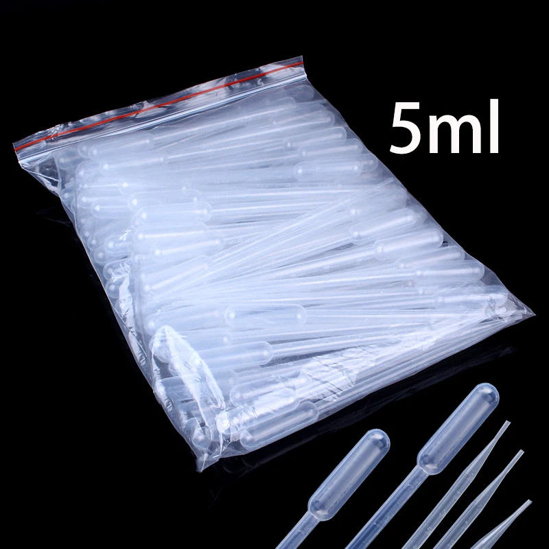 5 мл переносная пипетка Пластиковые мерные пипетки Одноразовые Пипетка для