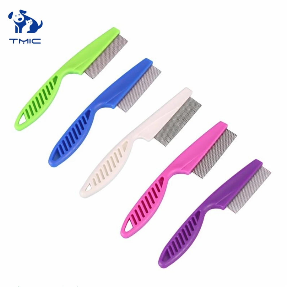 Многоцветная флисовая расческа для собак груминга шерсти домашних животных