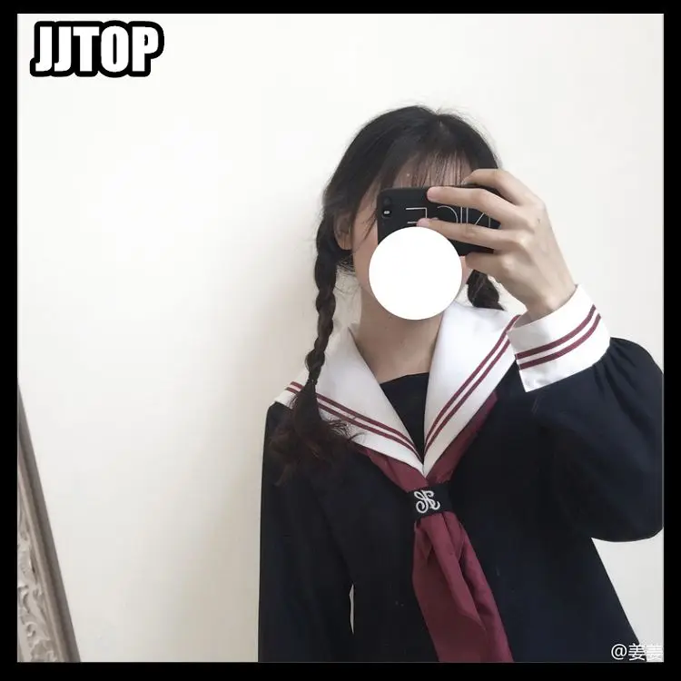 Форма моряка JK в японском стиле Морской Костюм плиссированная юбка базовая