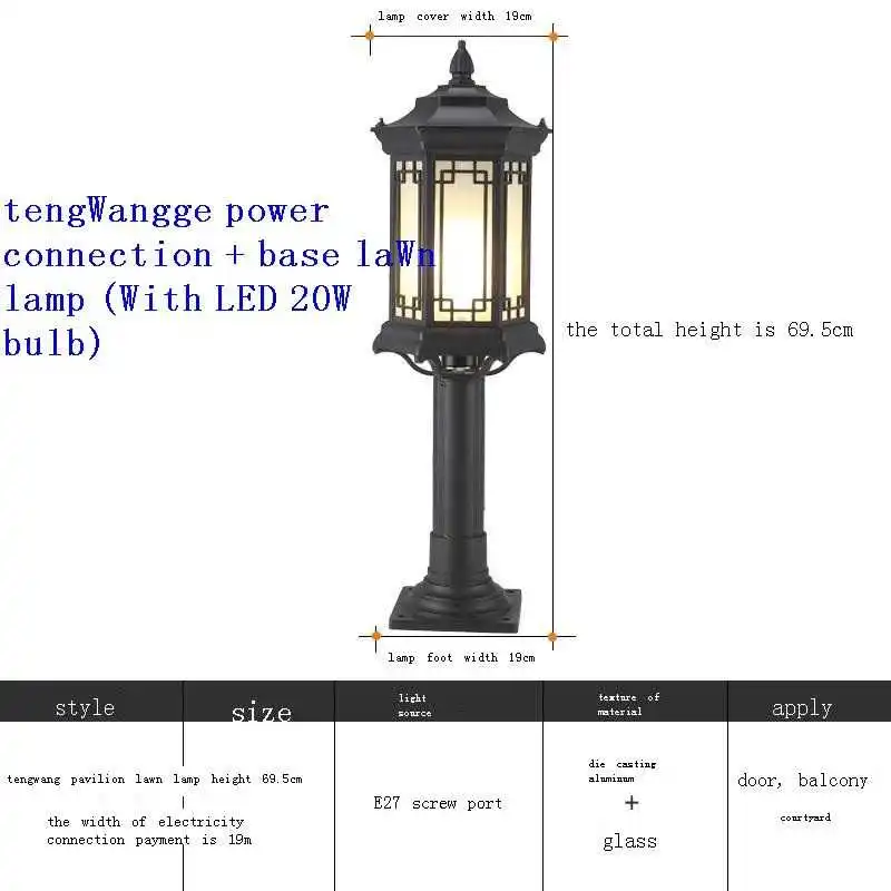 

y Lumiere Exterieur De Lampa Ogrodowa Luce Para Light Outdoor Decoracion Jardin Exterior Tuinverlichting LED Garden Lawn Lamp