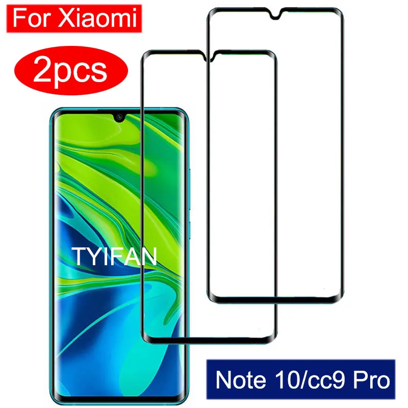 Чехол для телефона из закаленного стекла Xiaomi Note 10 cc9 Pro защитное стекло защита