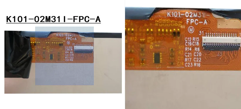 ЖК-дисплей Дисплей Матрица для 10 1 ''дюйма K101-02M31I-FPC-A планшеты внутренняя