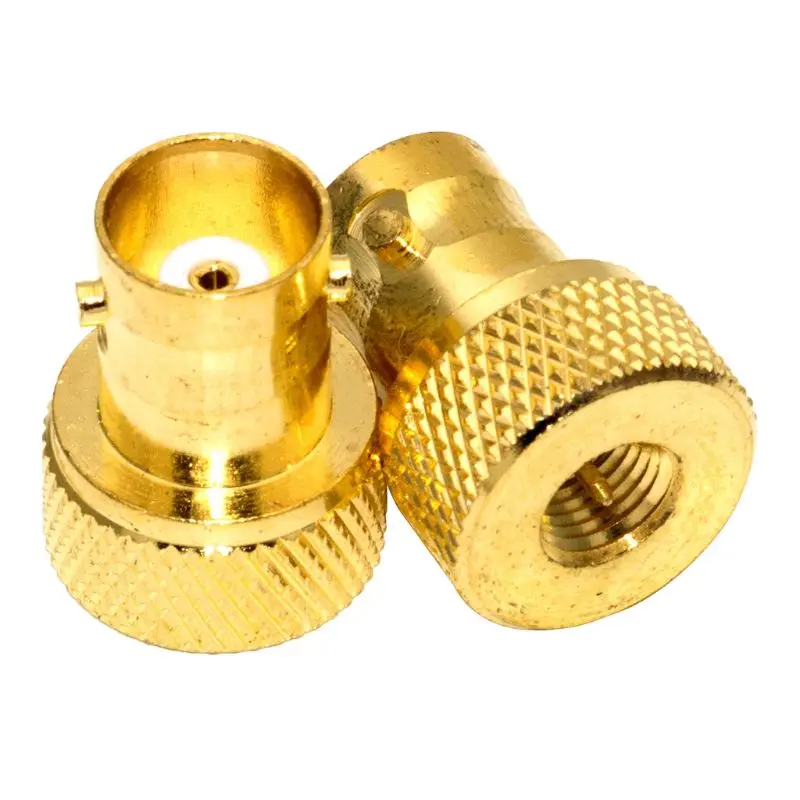

2PCS RF Coaxial Adapter SMA Male to BNC Female RF Connectors Gold Plated X6HB