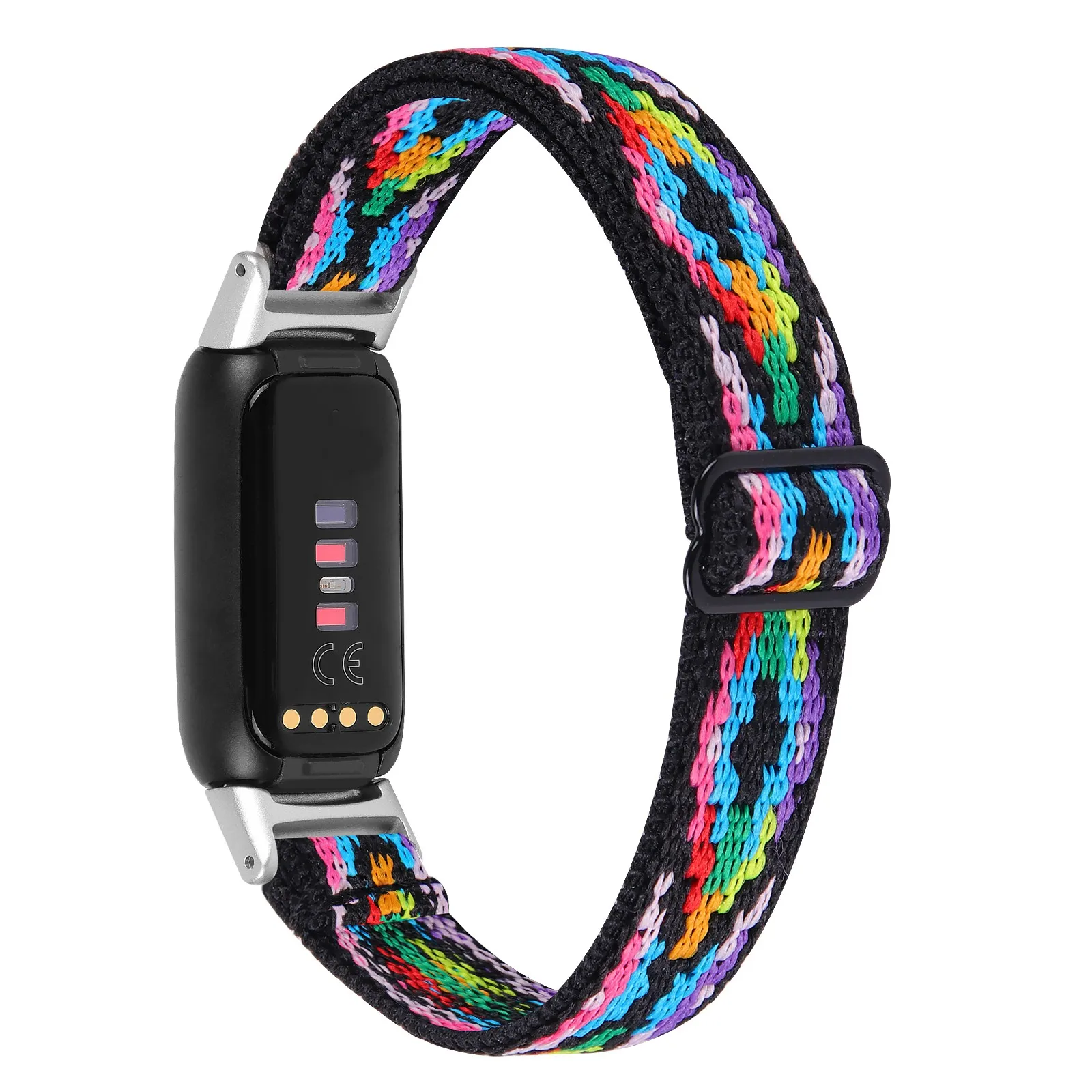 For Fitbit-Luxe Watch Adjustable Elastic Nylon Strap 5.3-8.3inch Replacement Women Men |