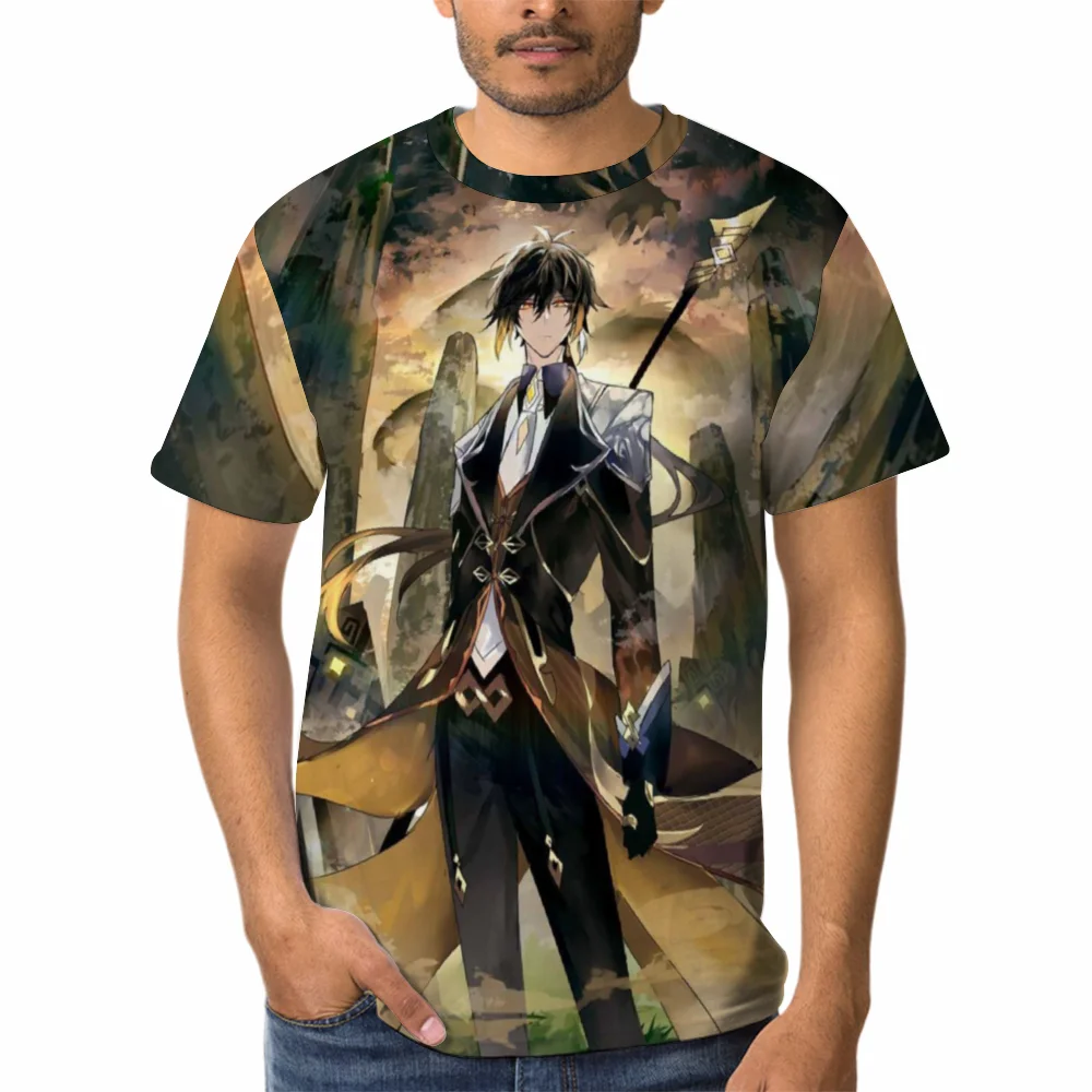 

Summer Men And Women Cool Short Sleeves , Popular Game Characters 3d-printed Breathable Loose Faddish Tops