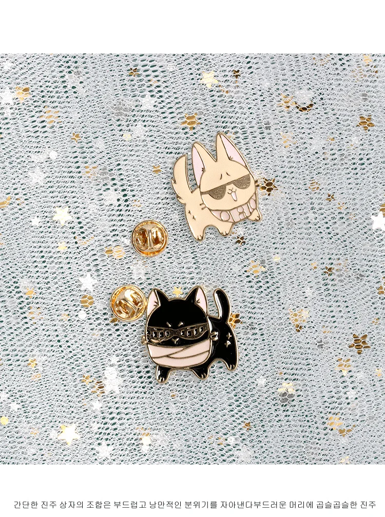2 Pin мультфильм милые солнцезащитные очки кошка броши в форме собаки для женщин забавная брошь с животными Эмаль Булавка ювелирные изделия одежда рюкзак Bst значок
