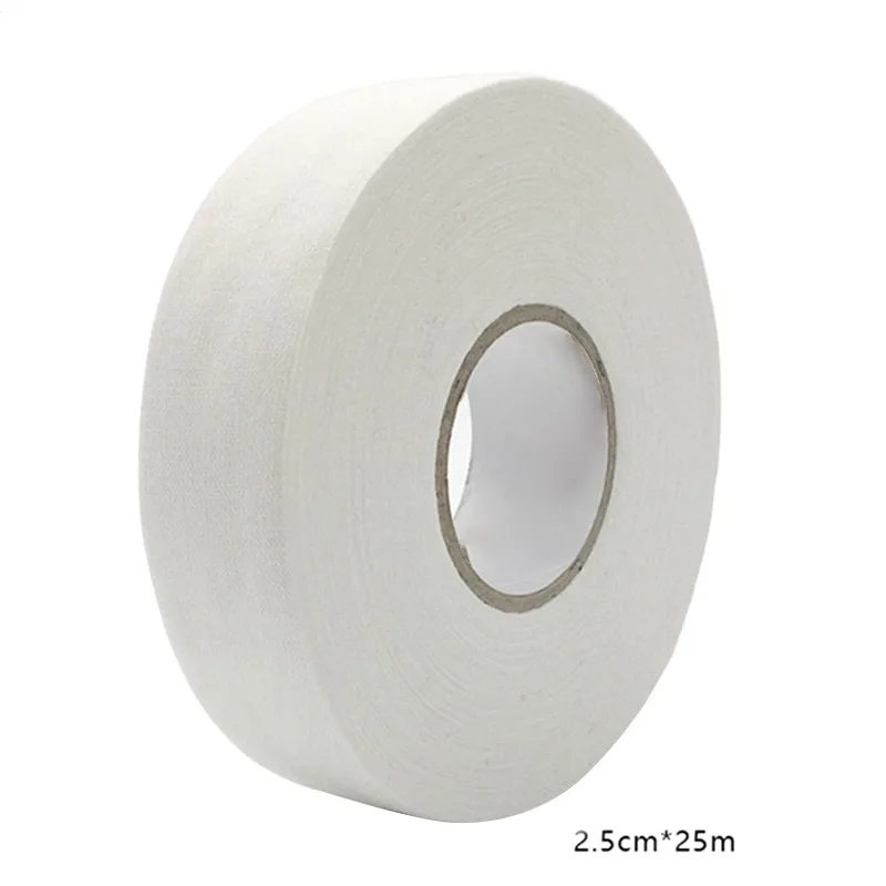 White Elbow Golf Tape Clothes Hockey Tape Sport Safety Football Volleyball Basketball Knee Pads Anti-slip Hockey Stick Tape - Color: White