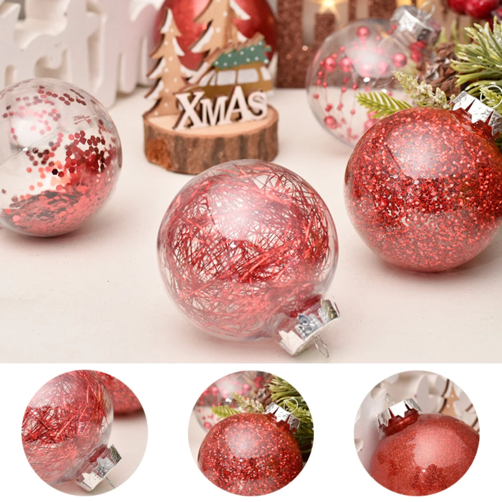 

30pcs/set New Year And Christmas Decorations, Colorful Plastic Decoration Balls, Home Holiday Party Decoration Accessories