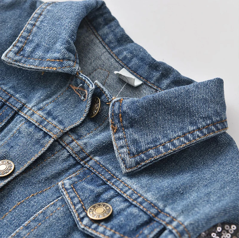 

Autumn Denim Jacket For Girls Clothes 2021 Long Sleeve Unicorn Jackets Toddler Baby Girl Cowboy Coats For Kids 3 4 5 6 7 8 Years