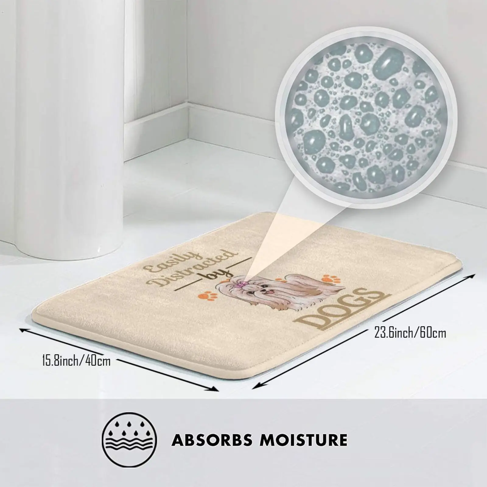 Коврик для входной двери с легким отвлечением собак Shih Tzu коврик ванной ковер