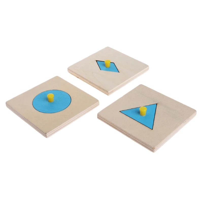 

Montessori Shapes Sorting Puzzle Geometry Board Education Preschool Kids Toys 634F