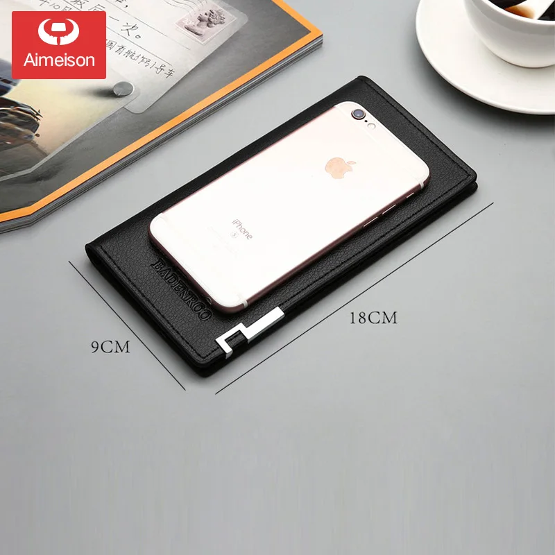 Длинный кошелек мужские кошельки из ПУ кожи мужской кошелек|Мужские кошельки| |