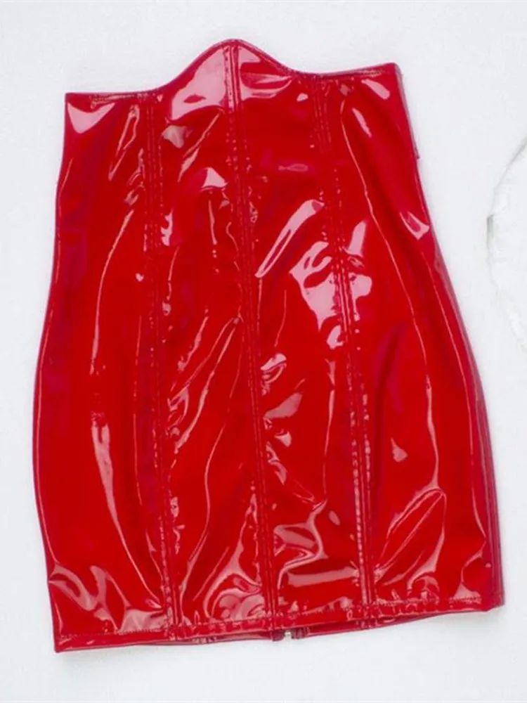 Кожаная юбка с высокой талией новые модные женские сексуальные мини-карандашные